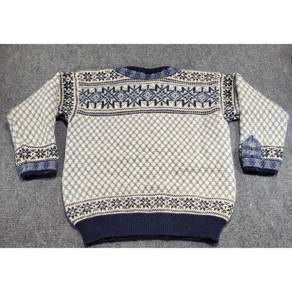 Vintage 90s Dale Of Norway Cardigan Knitted Wool Sweater Men's Size X-Large - Picture 8 of 13